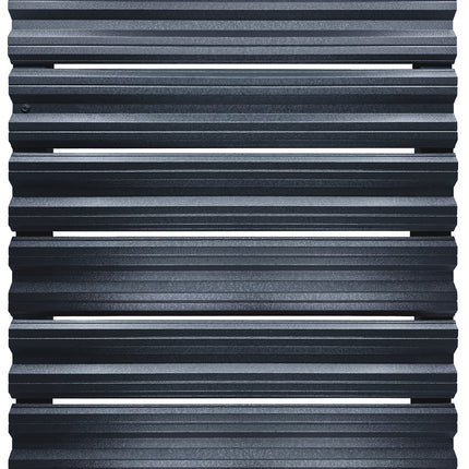 Recinzione Modulare | Steccato SIMETRICA | Grigio Atlantico | Doppio | IN ACCIAIO ZINCATO