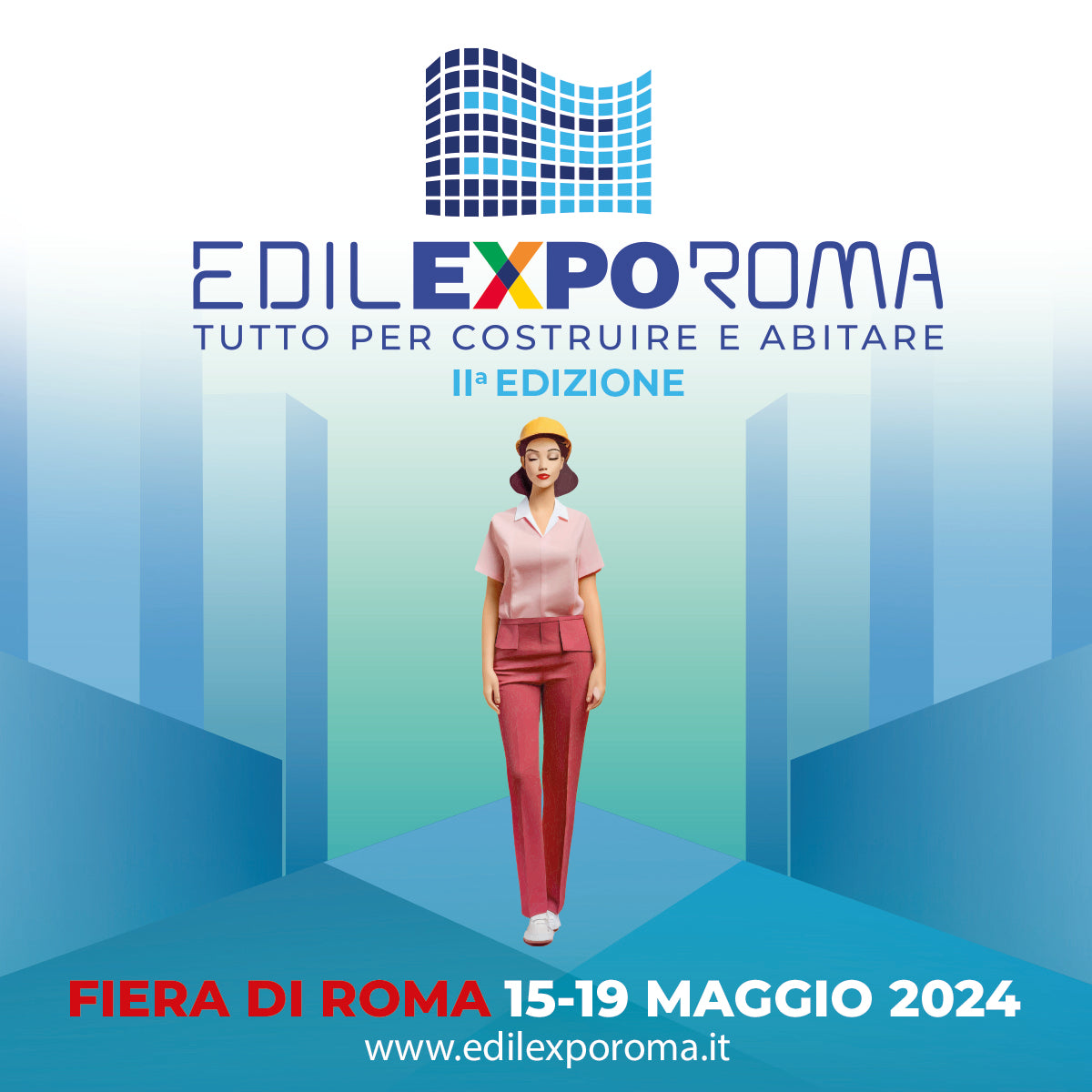 Saremo presenti a Edil Expo Roma dal 15 al 19 maggio 2024