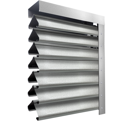 Recinzione Modulare | Frangivista PIRAMIDE | Effetto Metallico | IN ACCIAIO ZINCATO