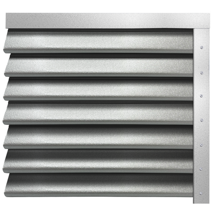 Recinzione Modulare | Frangivista PIRAMIDE | Effetto Metallico | IN ACCIAIO ZINCATO