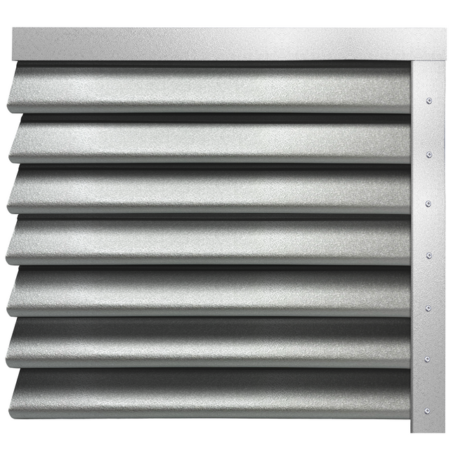 Recinzione Modulare | Frangivista PIRAMIDE | Effetto Metallico | IN ACCIAIO ZINCATO