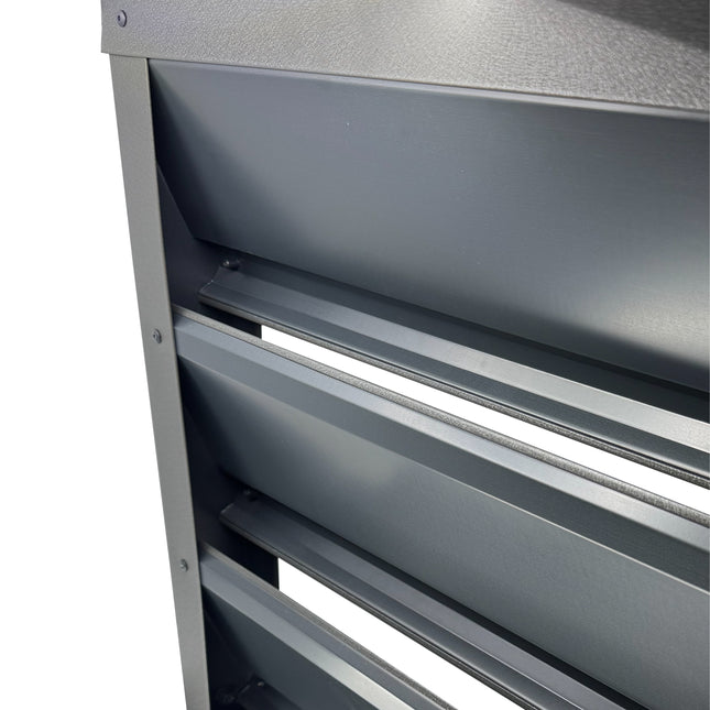 Recinzione Modulare | Frangivista GAMMA| GRIGIO GRAFITE | IN ACCIAIO ZINCATO