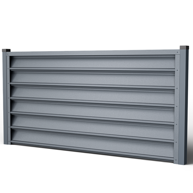 Recinzione Modulare | Frangivista GAMMA| GRIGIO GRAFITE | IN ACCIAIO ZINCATO