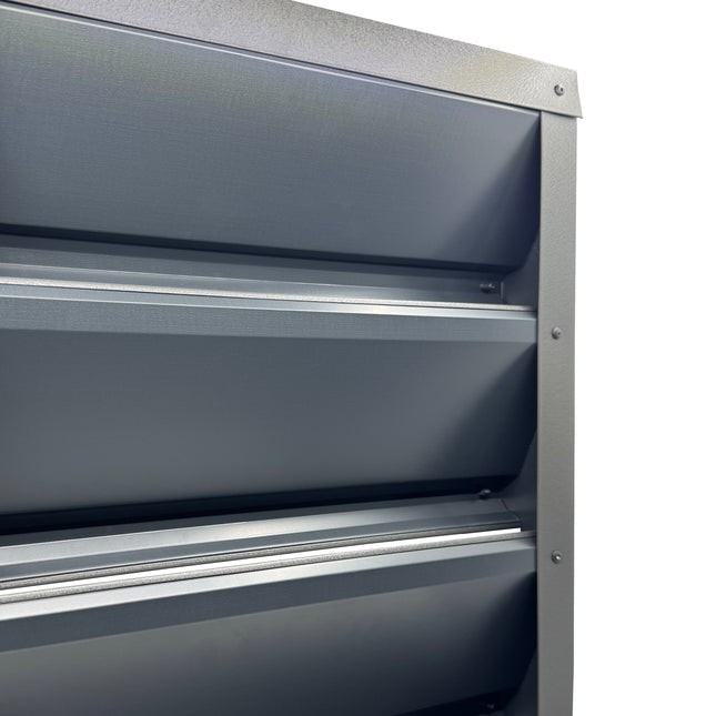 Recinzione Modulare | Frangivista GAMMA| GRIGIO GRAFITE | IN ACCIAIO ZINCATO