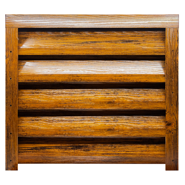 Recinzione Modulare | Frangivista ATLAS | Quercia Striata | Effetto Legno Doppio | IN ACCIAIO ZINCATO