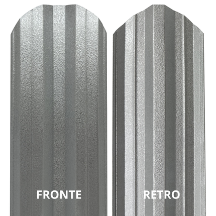 Recinzione Modulare | Steccato TISA | Effetto Metallico | Doppio | IN ACCIAIO ZINCATO