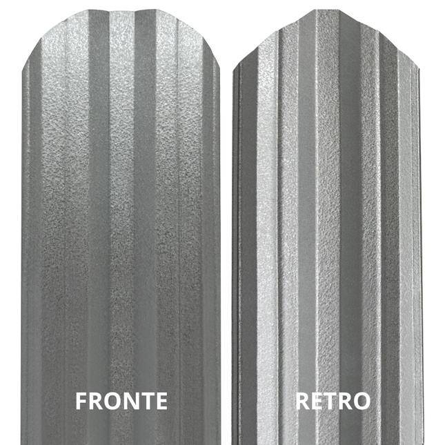 Recinzione Modulare | Steccato TISA | Effetto Metallico | Doppio | IN ACCIAIO ZINCATO