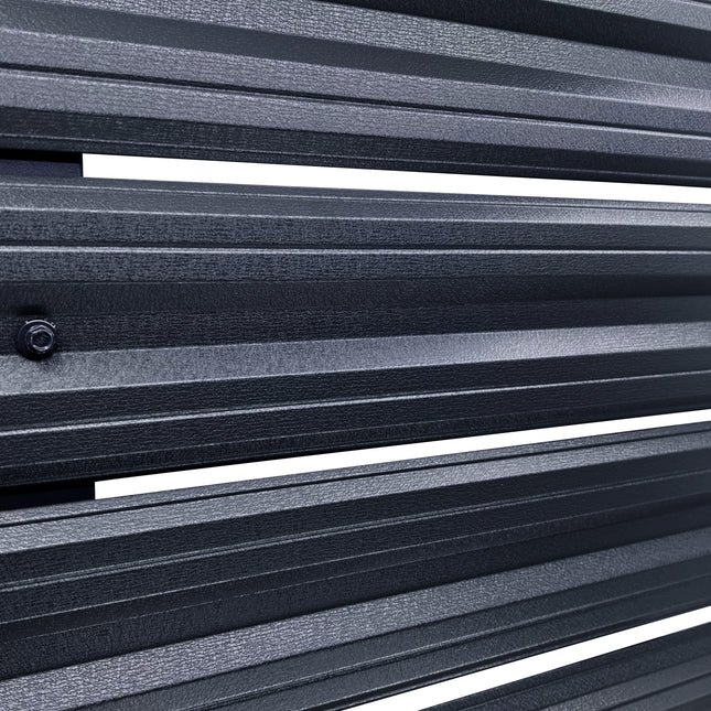 Recinzione Modulare | Steccato SIMETRICA | Grigio Atlantico | Doppio | IN ACCIAIO ZINCATO