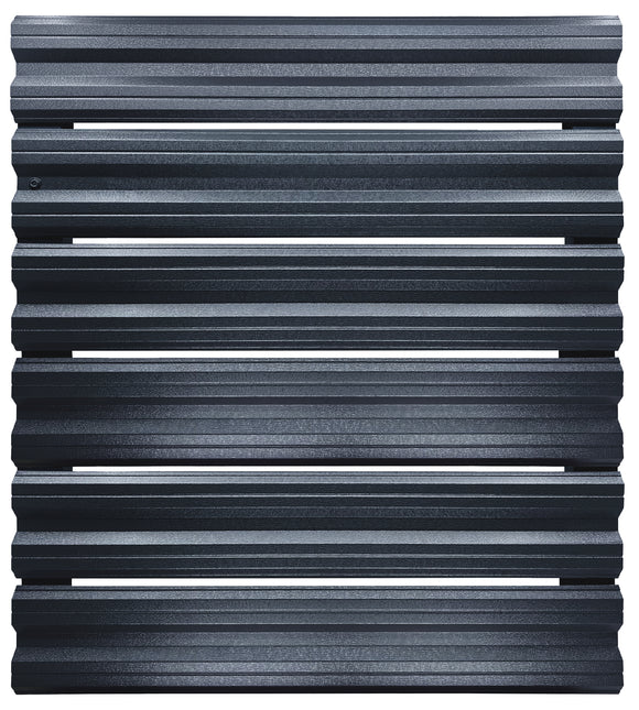 Recinzione Modulare | Steccato SIMETRICA | Grigio Atlantico | Doppio | IN ACCIAIO ZINCATO