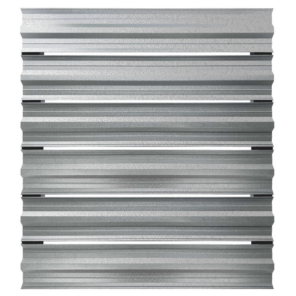 Recinzione Modulare | Steccato SIMETRICA | Effetto Metallico | Doppio | IN ACCIAIO ZINCATO