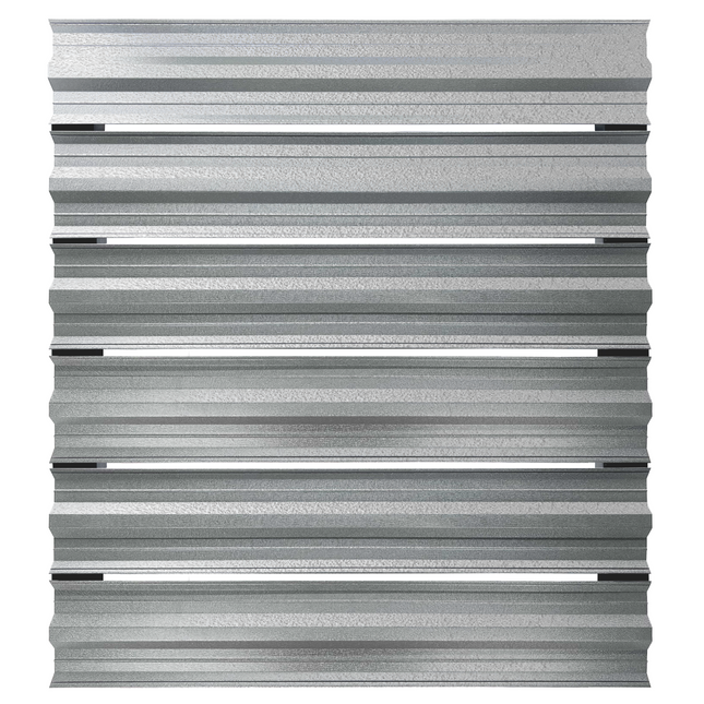 Recinzione Modulare | Steccato SIMETRICA | Effetto Metallico | Doppio | IN ACCIAIO ZINCATO