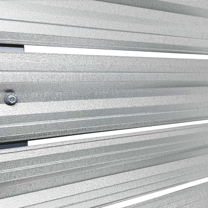Recinzione Modulare | Steccato SIMETRICA | Effetto Metallico | Doppio | IN ACCIAIO ZINCATO