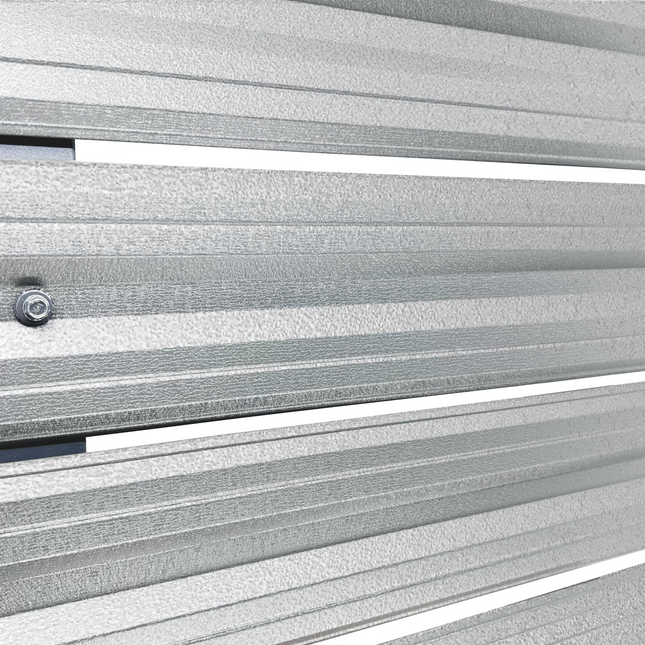 Recinzione Modulare | Steccato SIMETRICA | Effetto Metallico | Doppio | IN ACCIAIO ZINCATO