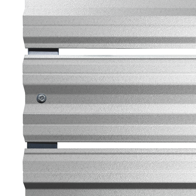 Recinzione Modulare | Steccato SIMETRICA | Effetto Metallico | Doppio | IN ACCIAIO ZINCATO