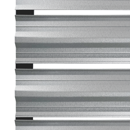 Recinzione Modulare | Steccato SIMETRICA | Effetto Metallico | Doppio | IN ACCIAIO ZINCATO