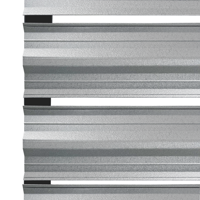 Recinzione Modulare | Steccato SIMETRICA | Effetto Metallico | Doppio | IN ACCIAIO ZINCATO