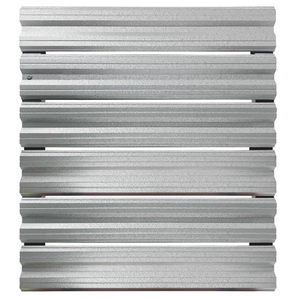 Recinzione Modulare | Steccato SIMETRICA | Effetto Metallico | Doppio | IN ACCIAIO ZINCATO