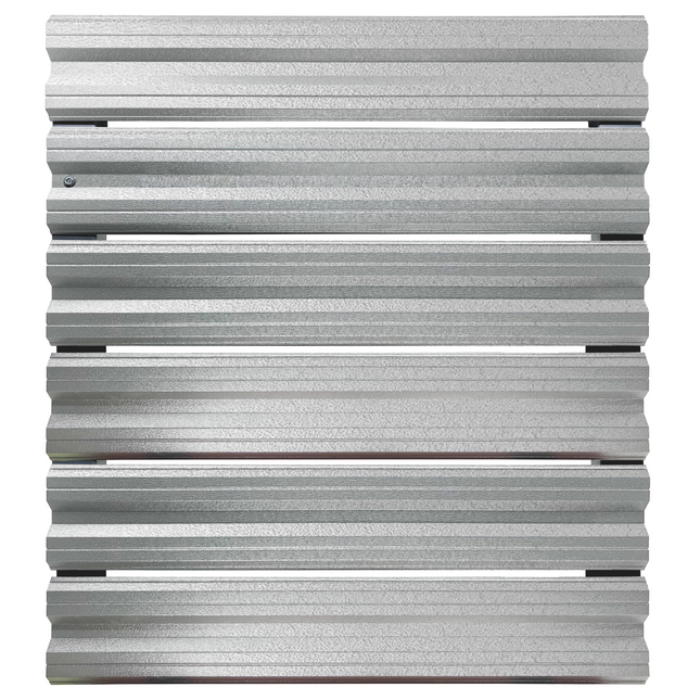 Recinzione Modulare | Steccato SIMETRICA | Effetto Metallico | Doppio | IN ACCIAIO ZINCATO