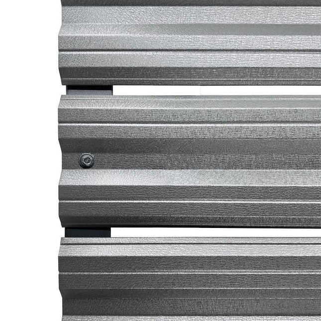 Recinzione Modulare | Steccato SIMETRICA | Grigio Grafite | IN ACCIAIO ZINCATO