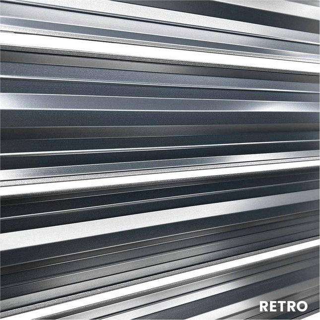 Recinzione Modulare | Steccato SIMETRICA | Grigio Grafite | IN ACCIAIO ZINCATO