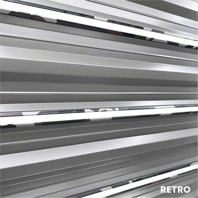 Recinzione Modulare | Steccato SIMETRICA | Effetto Mimetico | Stampa Digitale | IN ACCIAIO ZINCATO