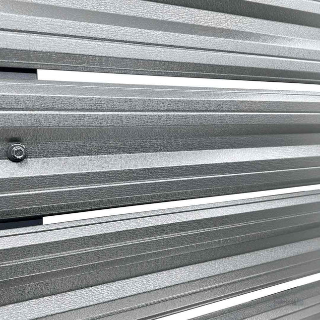 Recinzione Modulare | Steccato SIMETRICA | Grigio Grafite | Doppio | IN ACCIAIO ZINCATO