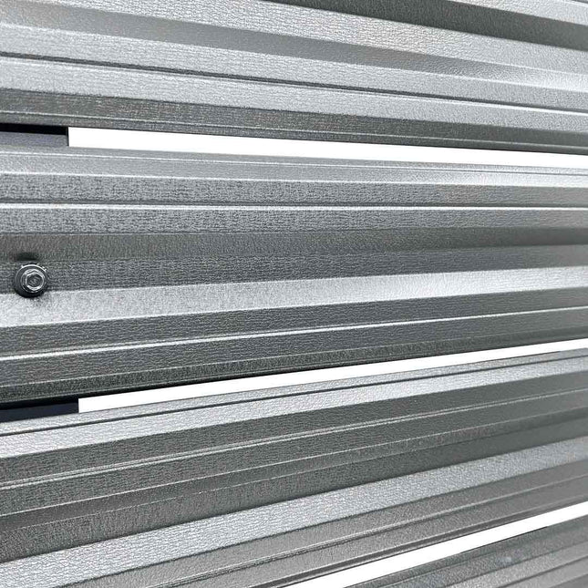 Recinzione Modulare | Steccato SIMETRICA | Grigio Grafite | IN ACCIAIO ZINCATO