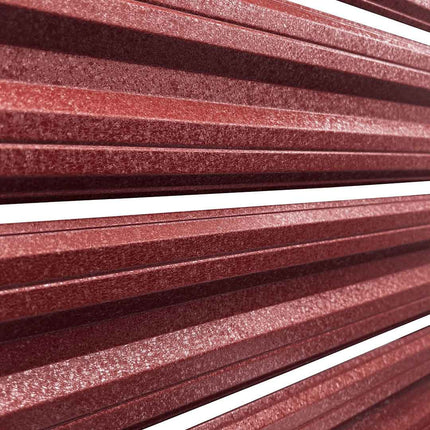 Recinzione Modulare | Steccato SIMETRICA | Rosso Mattone | Hi-Mat | RAL 3009