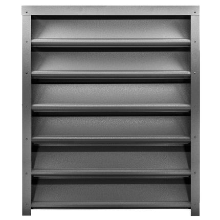 pannello separatore grigio in acciaio zincato collezione gamma