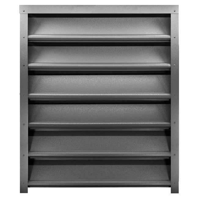 pannello separatore grigio in acciaio zincato collezione gamma