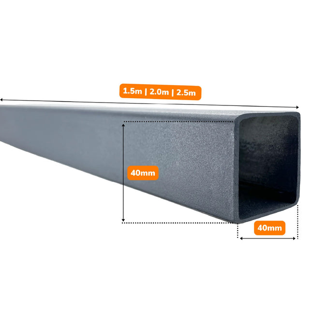 piantone tubolare per ancorare e creare strutture per mantenere elementi di fissaggio per il giardino da esterno