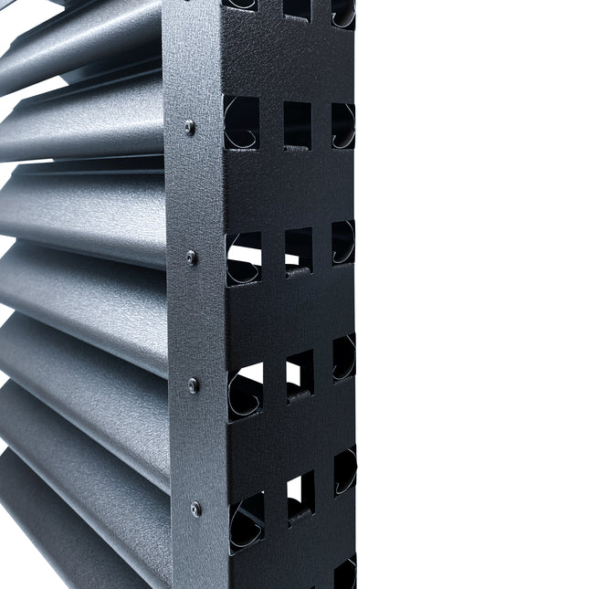 Recinzione Modulare | Frangivista PIRAMIDE | Grigio Atlantico | IN ACCIAIO ZINCATO