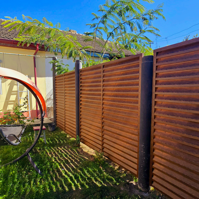 installazione pannello frangivista per giardino esterno