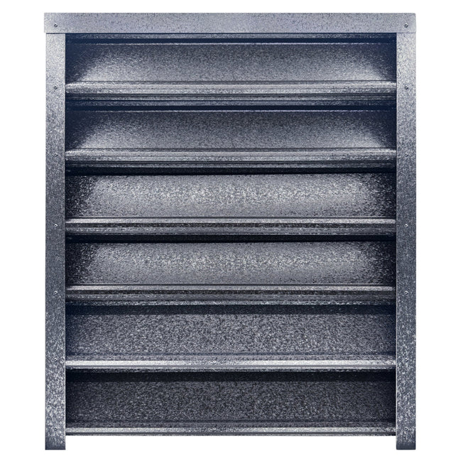 sezione frontale pannello frangivista colore perla grigio