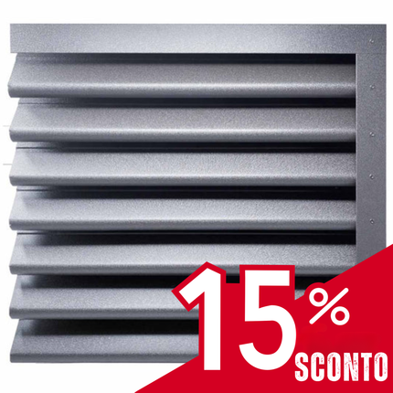 Recinzione frangivista PIRAMIDE in acciaio zincato colore Grigio grafite per giardino e privacy