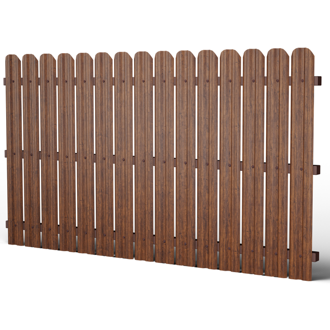 dettaglio pannello doghe verticali effetto legno mogano in acciaio zincato