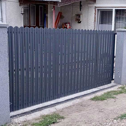 Recinzione Modulare | Steccato TISA | Grigio Grafite | IN ACCIAIO ZINCATO