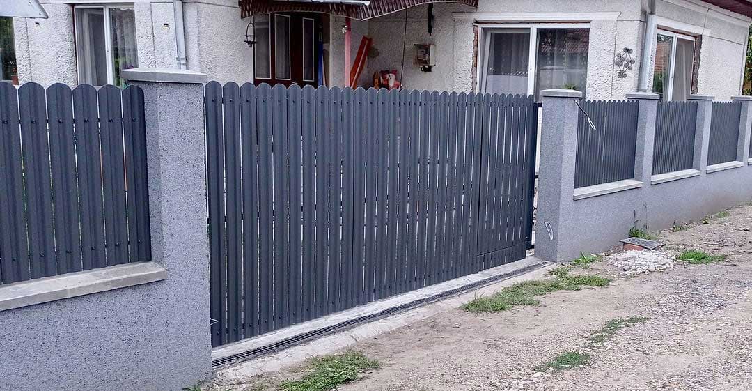 Recinzione Modulare | Steccato TISA | Grigio Grafite | IN ACCIAIO ZINCATO