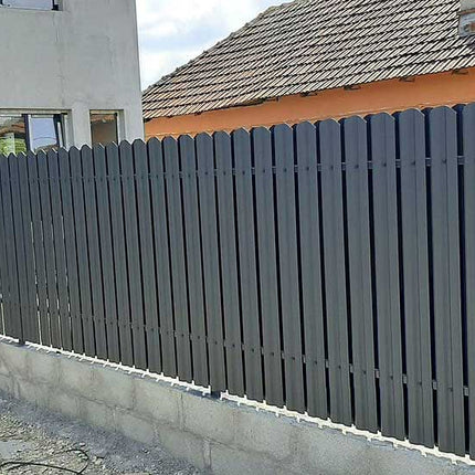 Recinzione Modulare | Steccato TISA | Grigio Grafite | IN ACCIAIO ZINCATO
