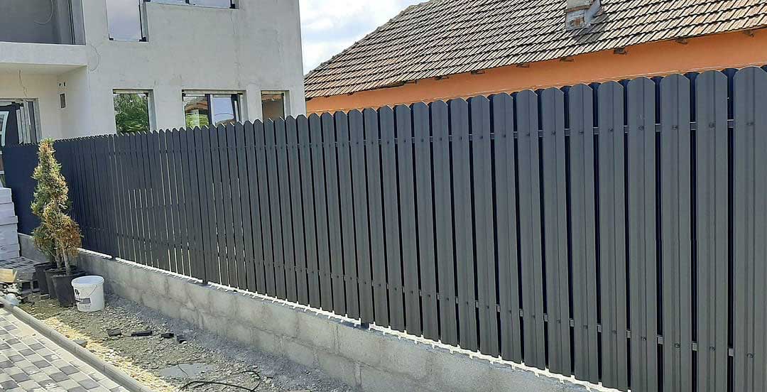 Recinzione Modulare | Steccato TISA | Grigio Grafite | IN ACCIAIO ZINCATO