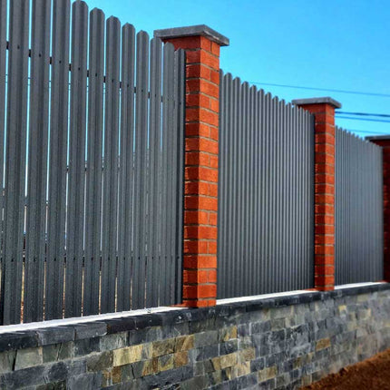 Recinzione Modulare | Steccato TISA | Grigio Perlato | IN ACCIAIO ZINCATO