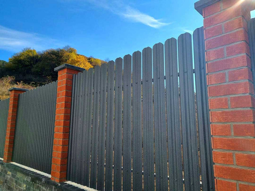 Recinzione Modulare | Steccato TISA | Grigio Perlato | IN ACCIAIO ZINCATO