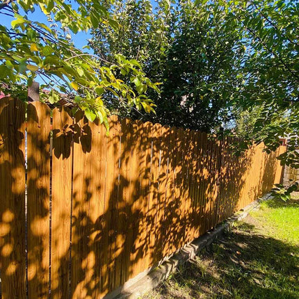 Recinzione Modulare | Steccato TISA | Quercia Striata | Effetto Legno | IN ACCIAIO ZINCATO