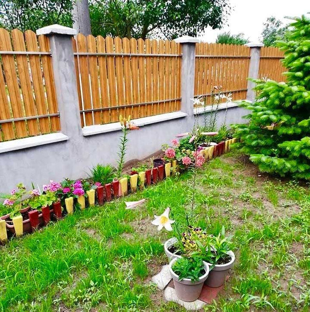 Recinzione Modulare | Steccato TISA | Quercia Striata | Effetto Legno Doppio | IN ACCIAIO ZINCATO