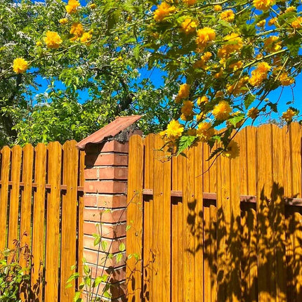 Recinzione Modulare | Steccato TISA | Quercia Striata | Effetto Legno Doppio