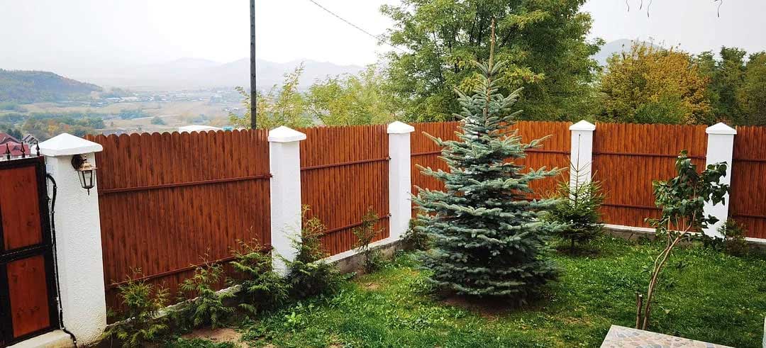 Recinzione Modulare | Steccato TISA | Quercia Striata | Effetto Legno Doppio | IN ACCIAIO ZINCATO