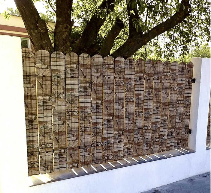 Recinzione Modulare | Steccato TISA | Muro Granito | Effetto Pietra | IN ACCIAIO ZINCATO