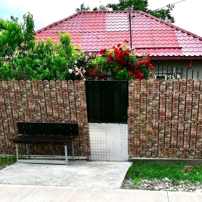 Recinzione Modulare | Steccato TISA | Muro Granito | Effetto Pietra | IN ACCIAIO ZINCATO