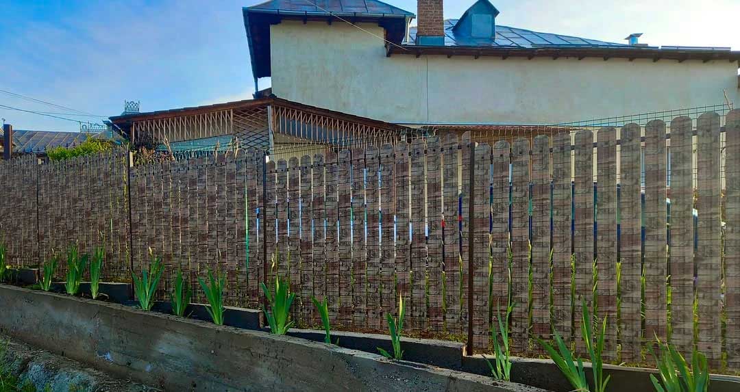 Recinzione Modulare | Steccato TISA | Muro Granito | Effetto Pietra | IN ACCIAIO ZINCATO