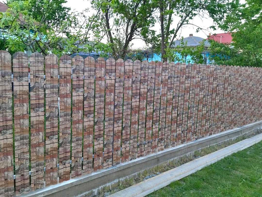 Recinzione Modulare | Steccato TISA | Muro Granito | Effetto Pietra | IN ACCIAIO ZINCATO